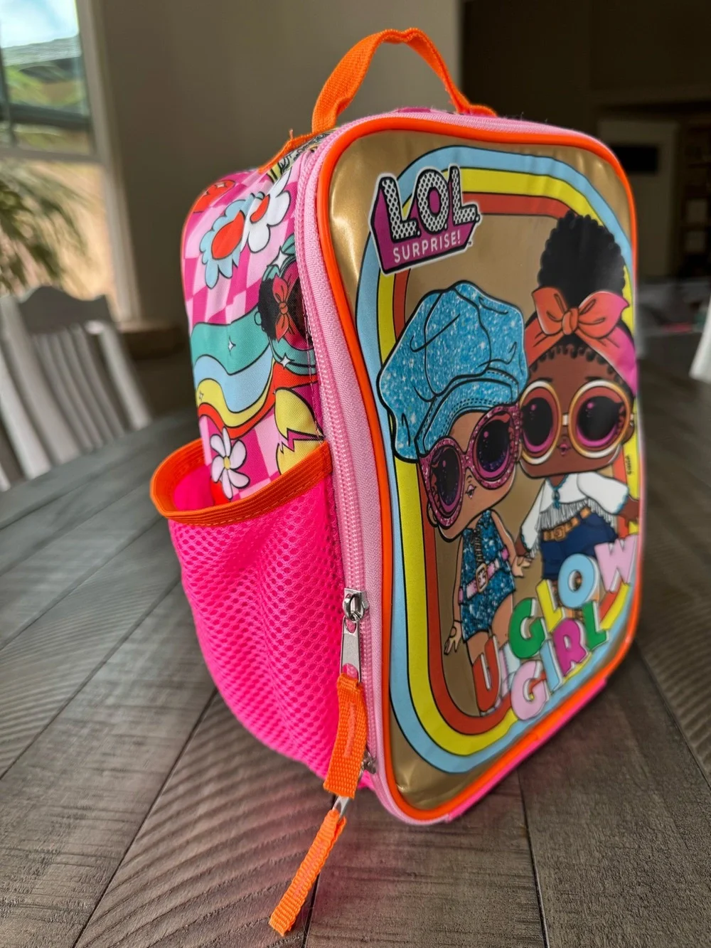 L.O.L. Surprise! Kids Golden Hour U Glow Girl Insulated Lunch Box/Bag Snack Tote